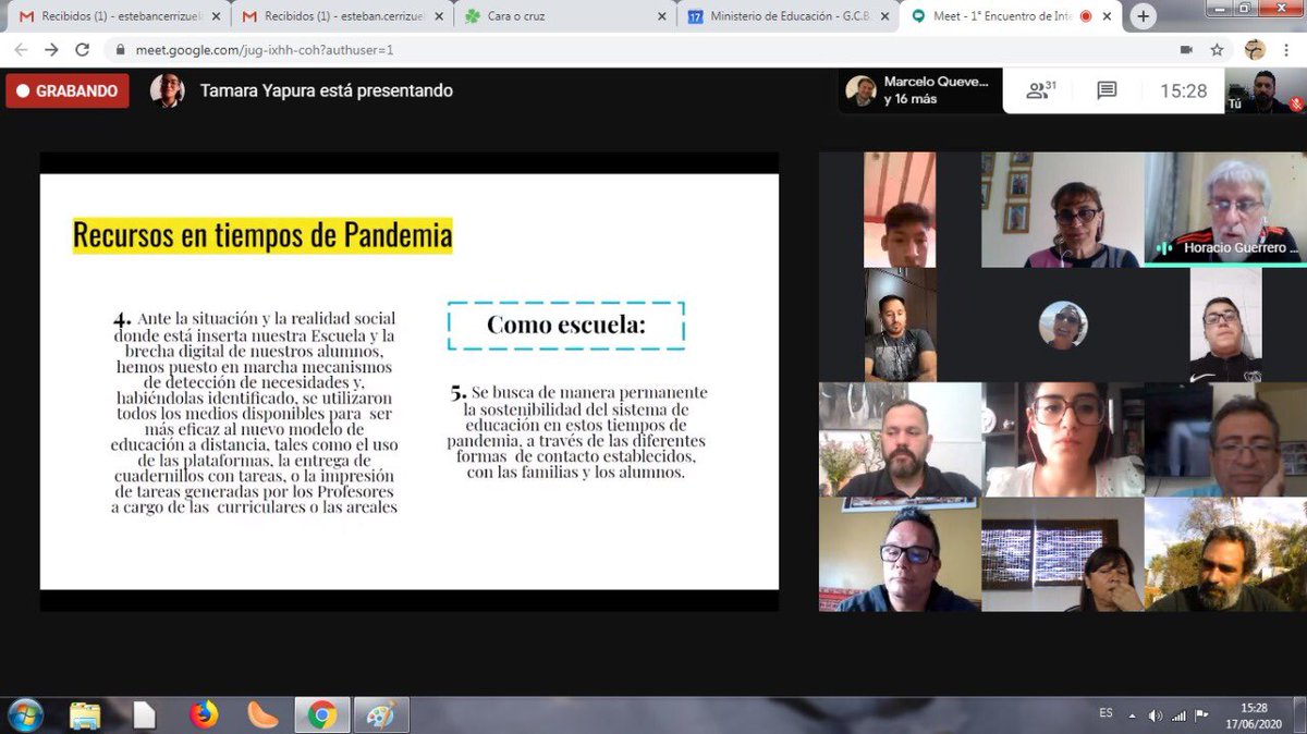 ¡Encuentro Virtual de Intercambio de Experiencias! 💻 se realizo el primer encuentro de escuelas secundarias, donde podrán contar y mostrar experiencias que hayan realizado en este tiempo de aislamiento. Hoy participaron las Escuelas Secundarias N.°1 y N.°2 de Lugano.
#MásEscuela