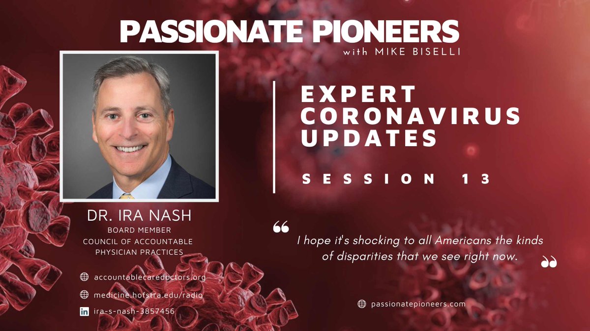 Ira Nash (@iranash) on Twitter photo Listen to my recent interview with <a href="/mikebiselli/">Mike Biselli</a> on Passionate Pioneers bit.ly/2Nktjwx about #healthsystems coping with #covid19 <a href="/accountableDOCS/">Accountable Care</a> <a href="/NorthwellHealth/">Northwell Health</a> @NorthwellNews Listen to my recent interview with <a href="/mikebiselli/">Mike Biselli</a> on Passionate Pioneers bit.ly/2Nktjwx about #healthsystems coping with #covid19 <a href="/accountableDOCS/">Accountable Care</a> <a href="/NorthwellHealth/">Northwell Health</a> @NorthwellNews