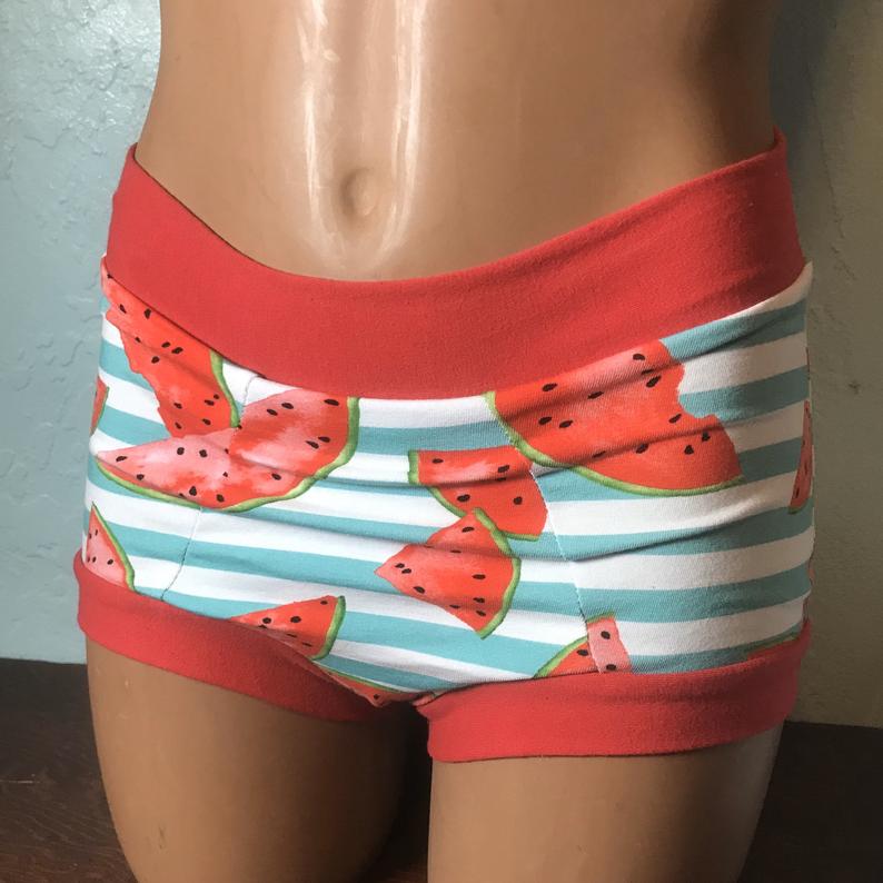 Tuck Buddies is an Oregon-based made-to-wear underwear store centered around providing tucking-safe, transfemme underwear for kids and adults. They have super cute prints in brief style!  https://www.etsy.com/shop/TuckBuddies