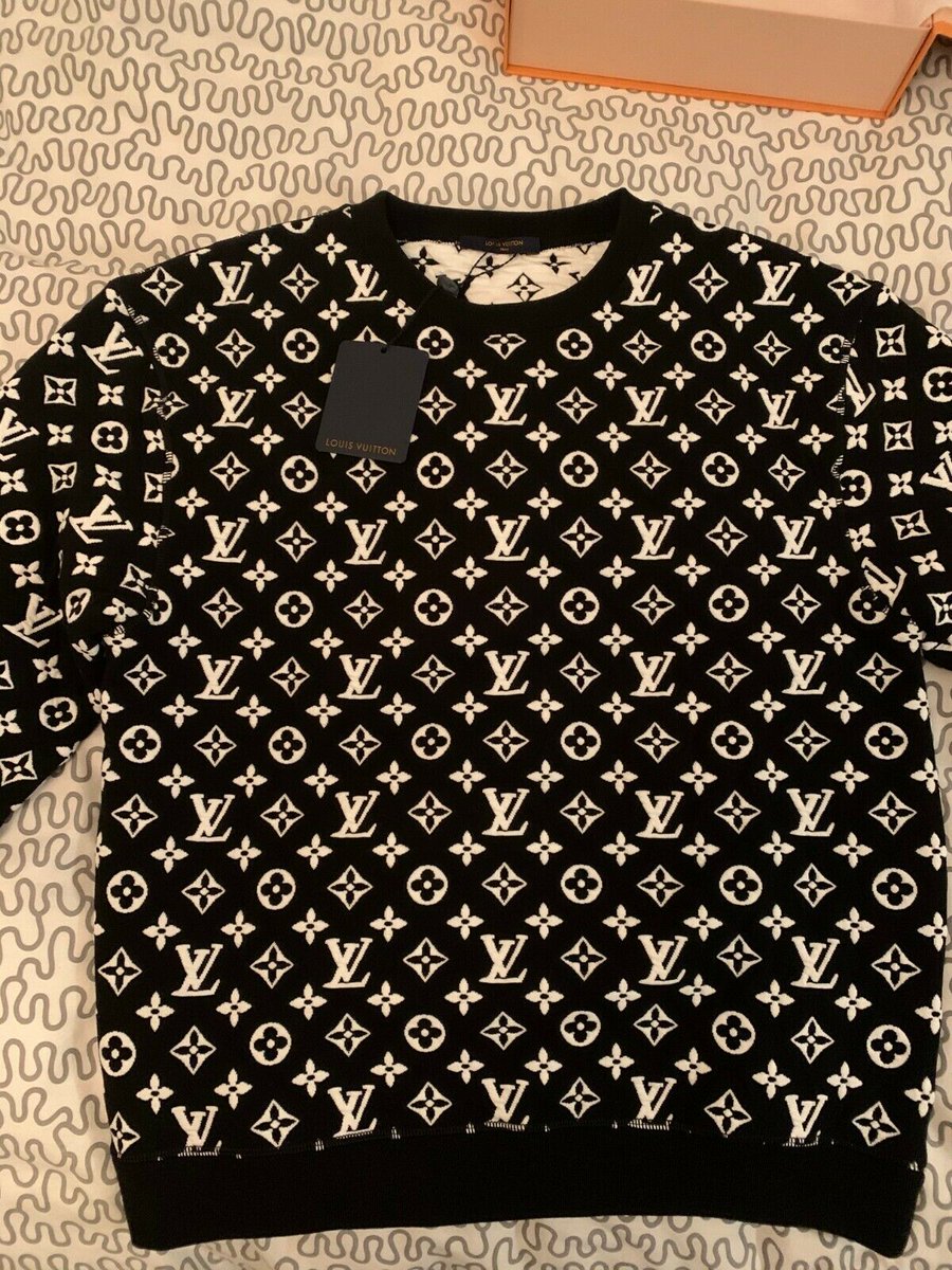 Louis Vuitton Full Monogram Jacquard Crew Neck With Lv Print