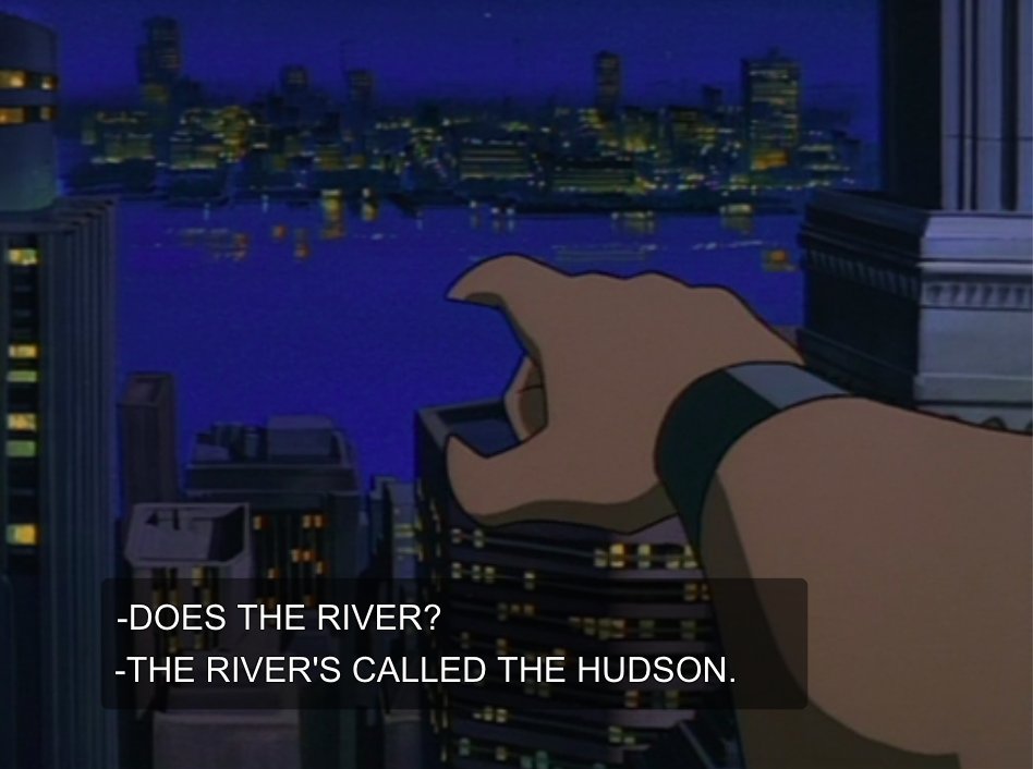 "To give something a name is to project the viewer’s false constructed identity, and it’s a ridiculous task to presume to know such an eternal majestic thing as this earth! Who can claim ownership over, for instance, this river?”“This is so awkward, but, the state of New York.”