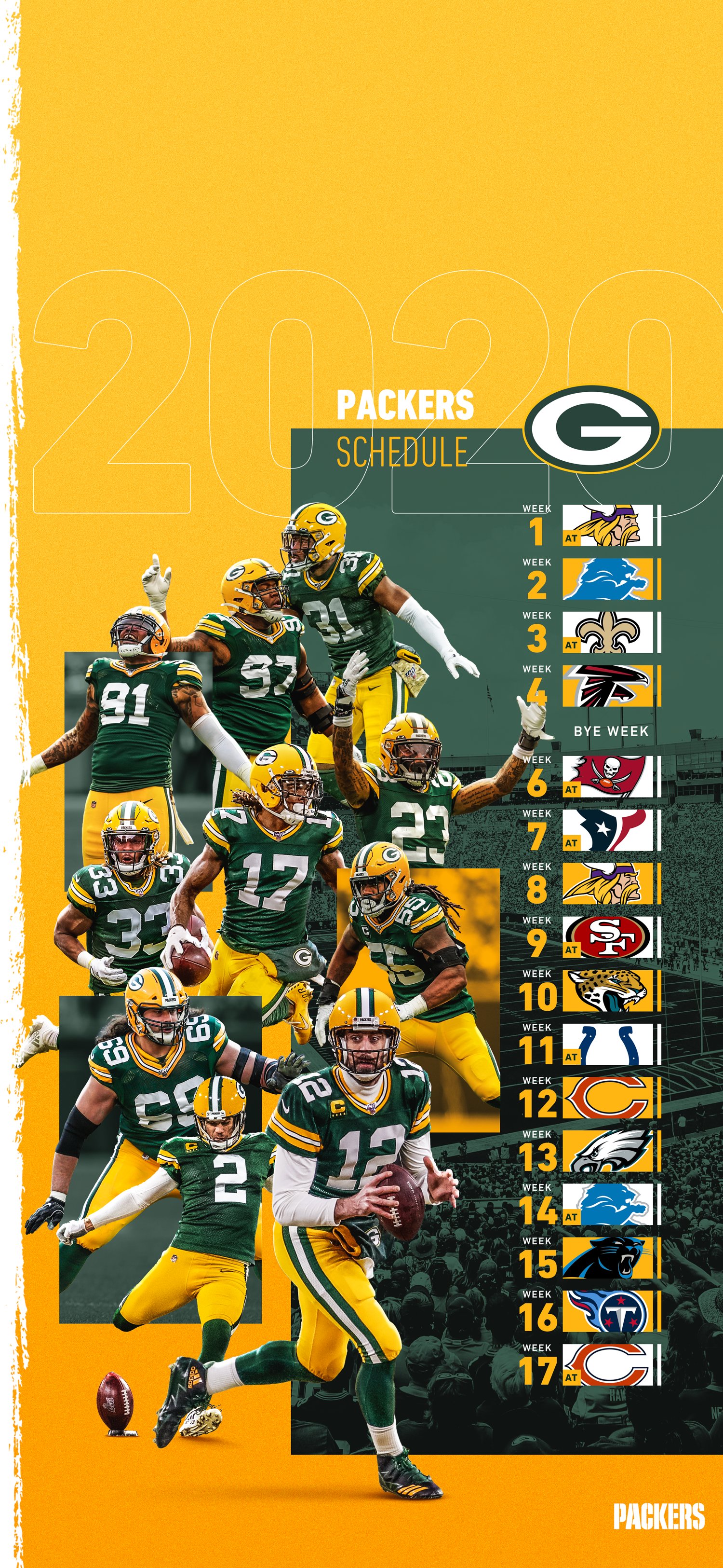 Green Bay Packers on X: '#WallpaperWednesday ✖️ #GoPackGo https