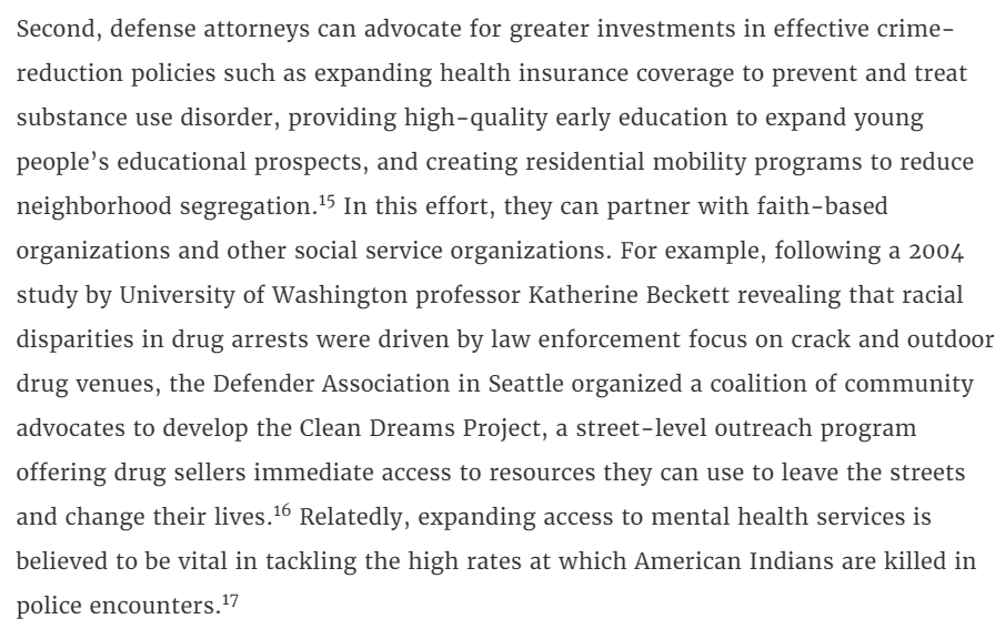 PROBLEM DEFENSE COUNSEL We're not doing enough as a profession to end pervasive racial inequity. Use your lawyer super powers.  Speak up, litigate, advocate. Use the law and think outside the box. See  https://www.nacdl.org/Article/June2018-HowDefenseAttorneysCanEliminat