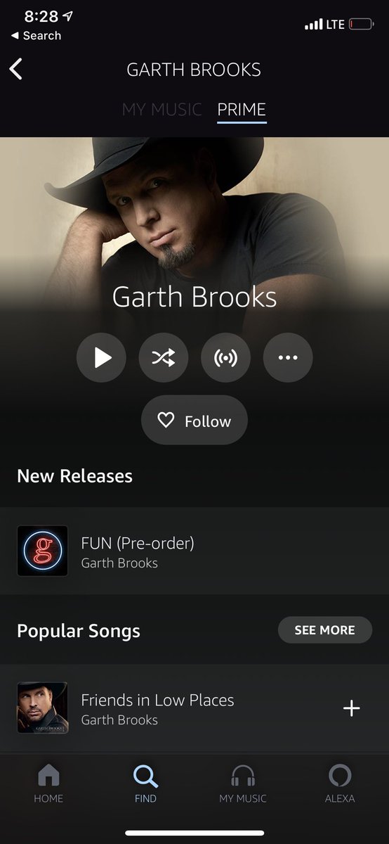 Garth Brooks Spotify
