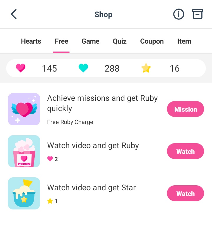 6. watch ads/ answer quizzes to gain @/onlyquizanswers have all the answers to the quizzes, u don't need to follow the acc all you need to do is stop being lazy and scroll on the acc to copy the answers  - but since carats can open their purses u can also buy chamsims