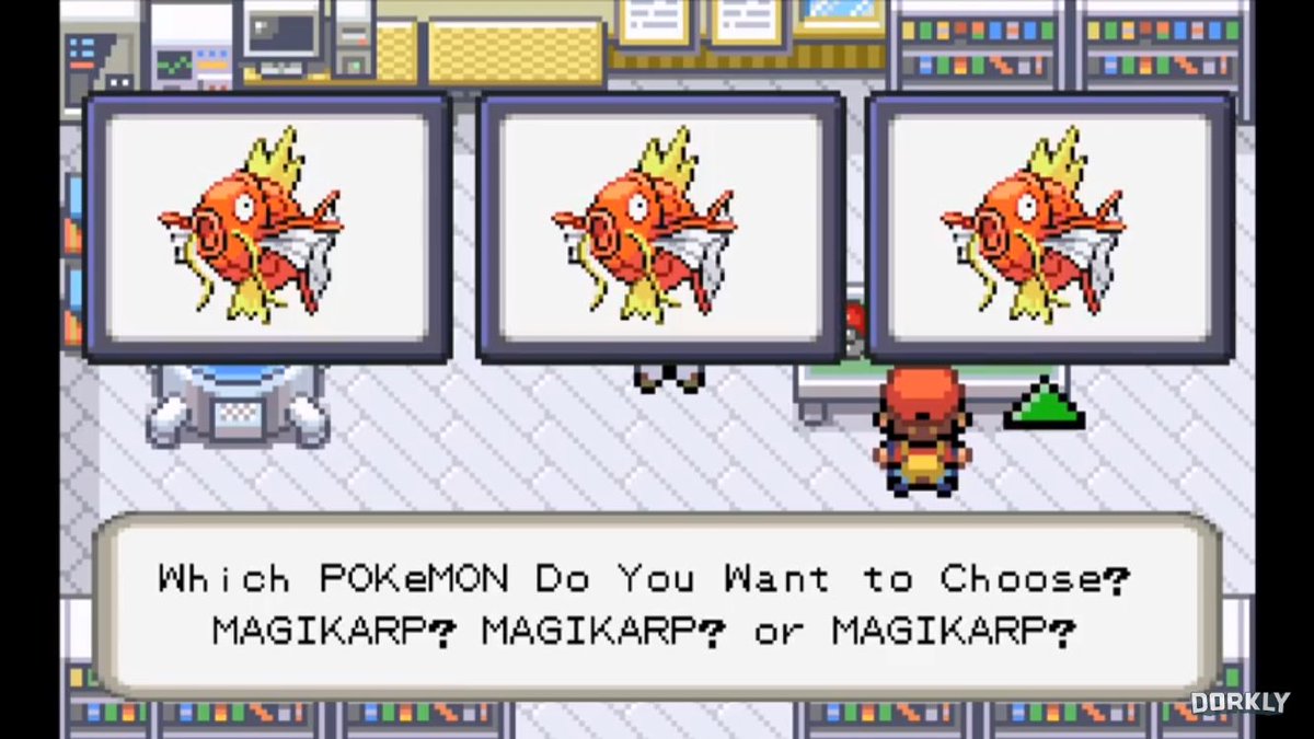 We all know which starter we would pick though