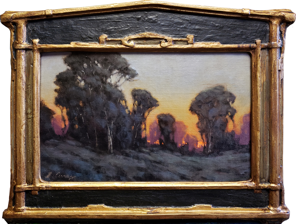 ARTALFA's tweet photo. Steve Curry, "The Air That We Breath", oil on linen panel, 7" x 11"
Available at ALFA. https://t.co/kDzIezvyaO
 #stevecurry #americanlegacyfinearts #magicart #californialandscape #californiaart #tonalism #contemporarytraditionalart #magicallandscape #darkpainting https://t.co/D2EvbsQGFu