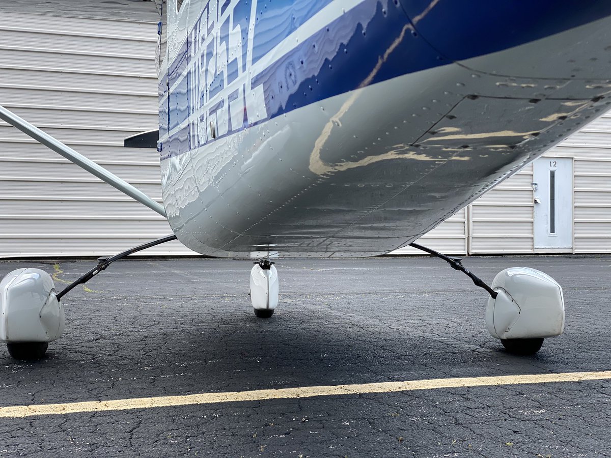 TheChadColby's tweet photo. Looking forward to this... deep cleaning, “paint correction” up next on #Cessna205 #BeforePhotos #AndyClean #pilotsoftwitter @Cessna @Originalfoambro @JohnWitter_Ag https://t.co/D0N4K5mjFj