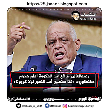 عبد العال  كنا سنصبح نمورا  لولا كورونا  ويدافع عن الحكومة امام هجوم طنطاوى  الاقتصاد المصرى كان مصنفا قبل كورونا  بأنة اقتصاد واعد