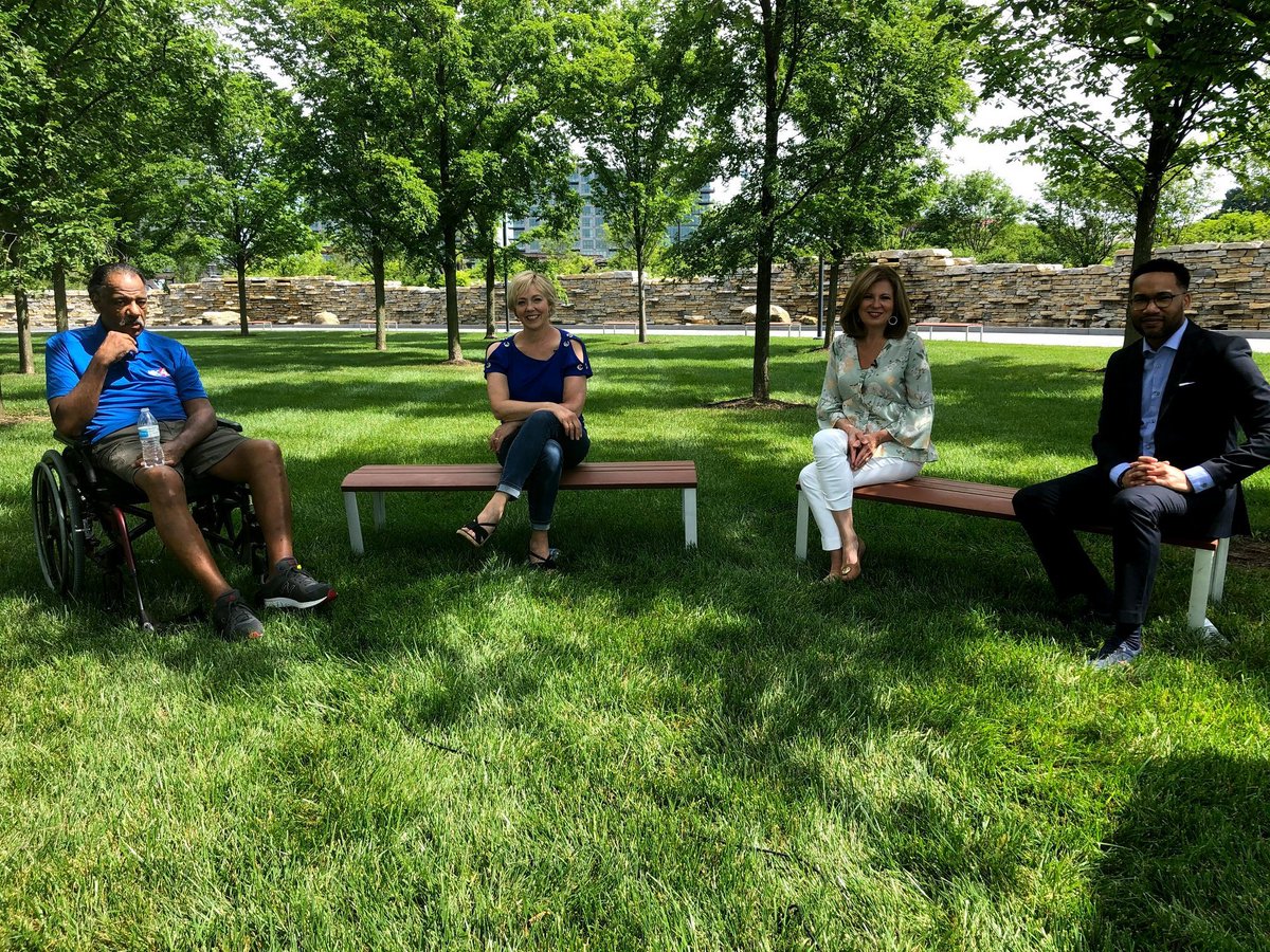 ColleenNBC4's tweet photo. Virtual Red, White and Boom this year - but I still caught up with my buddies Mike and Gail to stroll down memory lane. @KerryNBC4 and I will be bringing you the Best of Boom, and I was happy to introduce him to two of the best in the business. #nbc4 #NBC4Boom https://t.co/MLlWFMXDzz