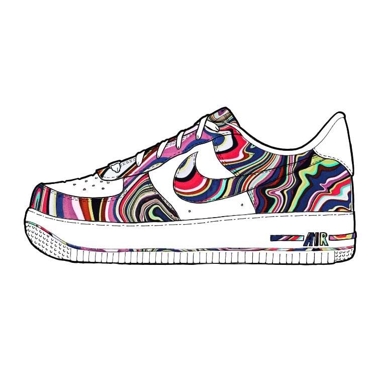 K N めっちゃ楽しい Dws Nike エアフォース1 イラスト Illustration アート Art K N めっちゃ楽しい Dws Nike エアフォース1 イラスト Illustration アート Art