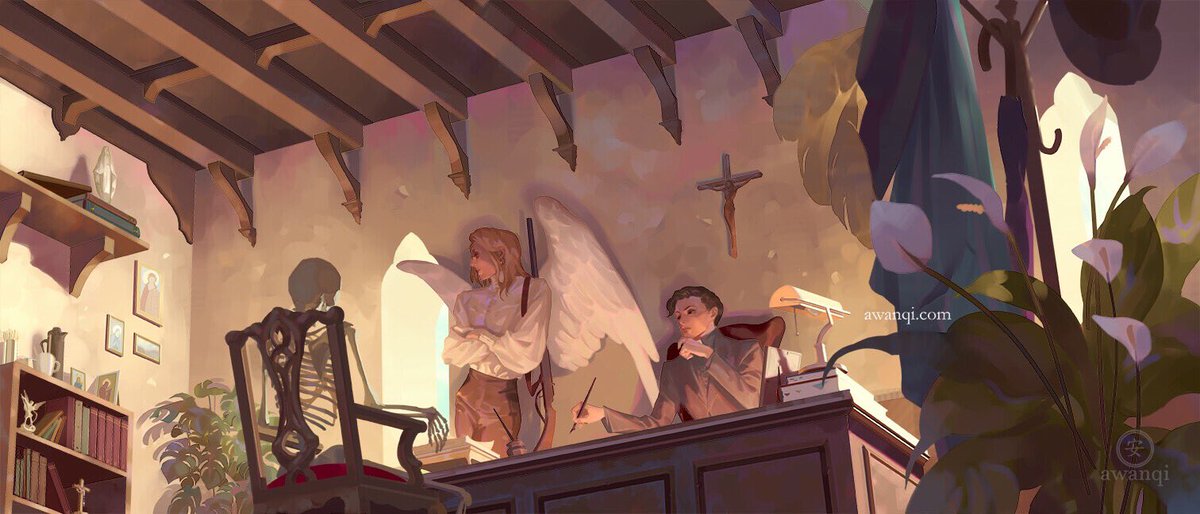 awanqi's tweet photo. a meeting #illustration #fantasyart #art #digitalart https://t.co/84u5jM8iXf
