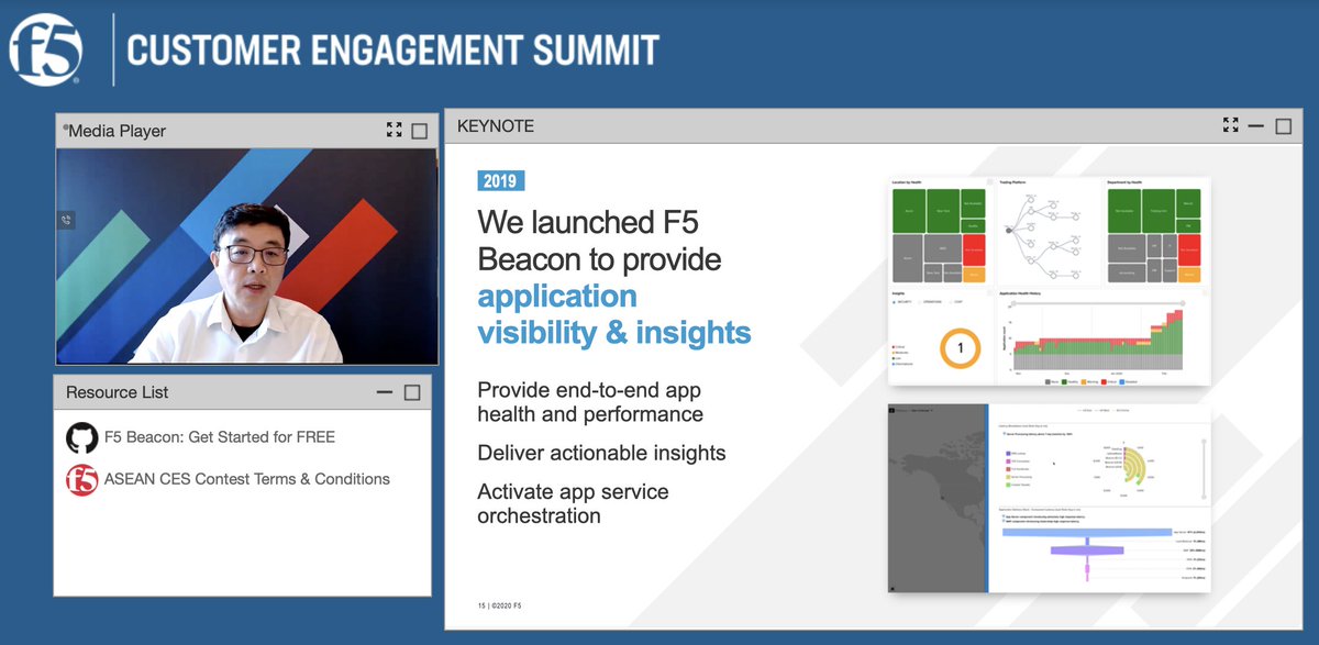 vaikhan's tweet image. Gain End to End application management, with visibility into Microservices using @F5 Beacon. #CodeConnects #ASEAN with @sbacker27 &amp;amp; @lisagoh