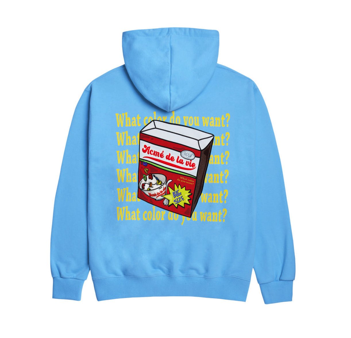 Acme de la vie OFFICIAL on X New Item Release 6 18 20 ADLV X TWICE ADLV CEREAL LOGO HOODIE SKY BLUE https t qkuKxMbT6K https t ol09CBupip X