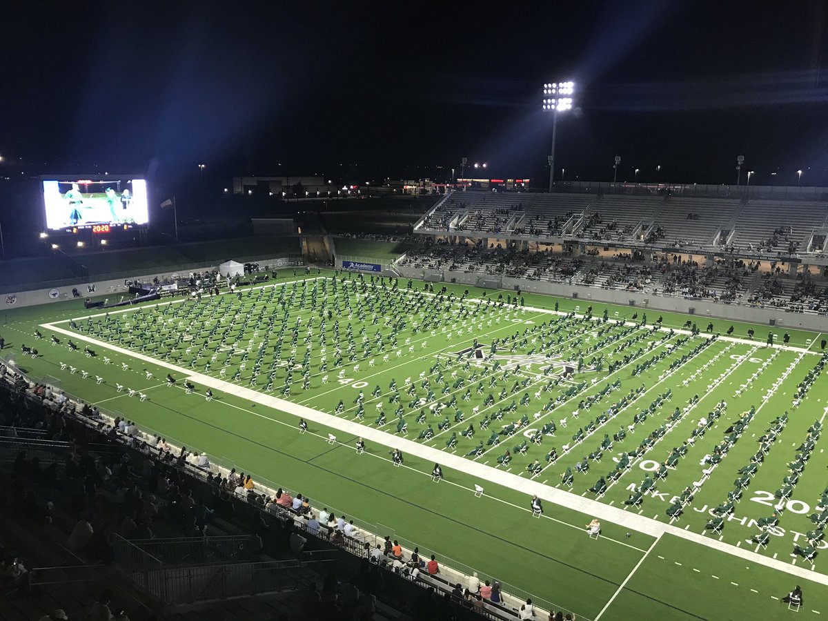 Beautiful night to kickoff Katy ISD graduations with Mayde Creek HS Class of 2020! #Classof2020 #MCHS20