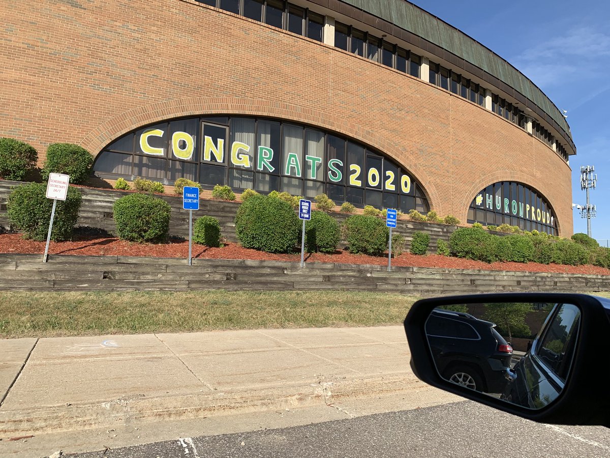 CongRATulations to  the class of 2020 on their graduation from Huron today!