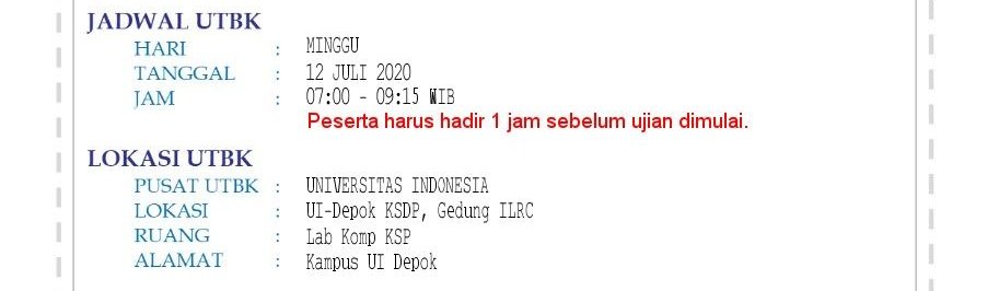 tyycann's tweet image. ada yg sama ga??? :(
#utbk
#sbmptn2020
#UIDepok
#askmenfess