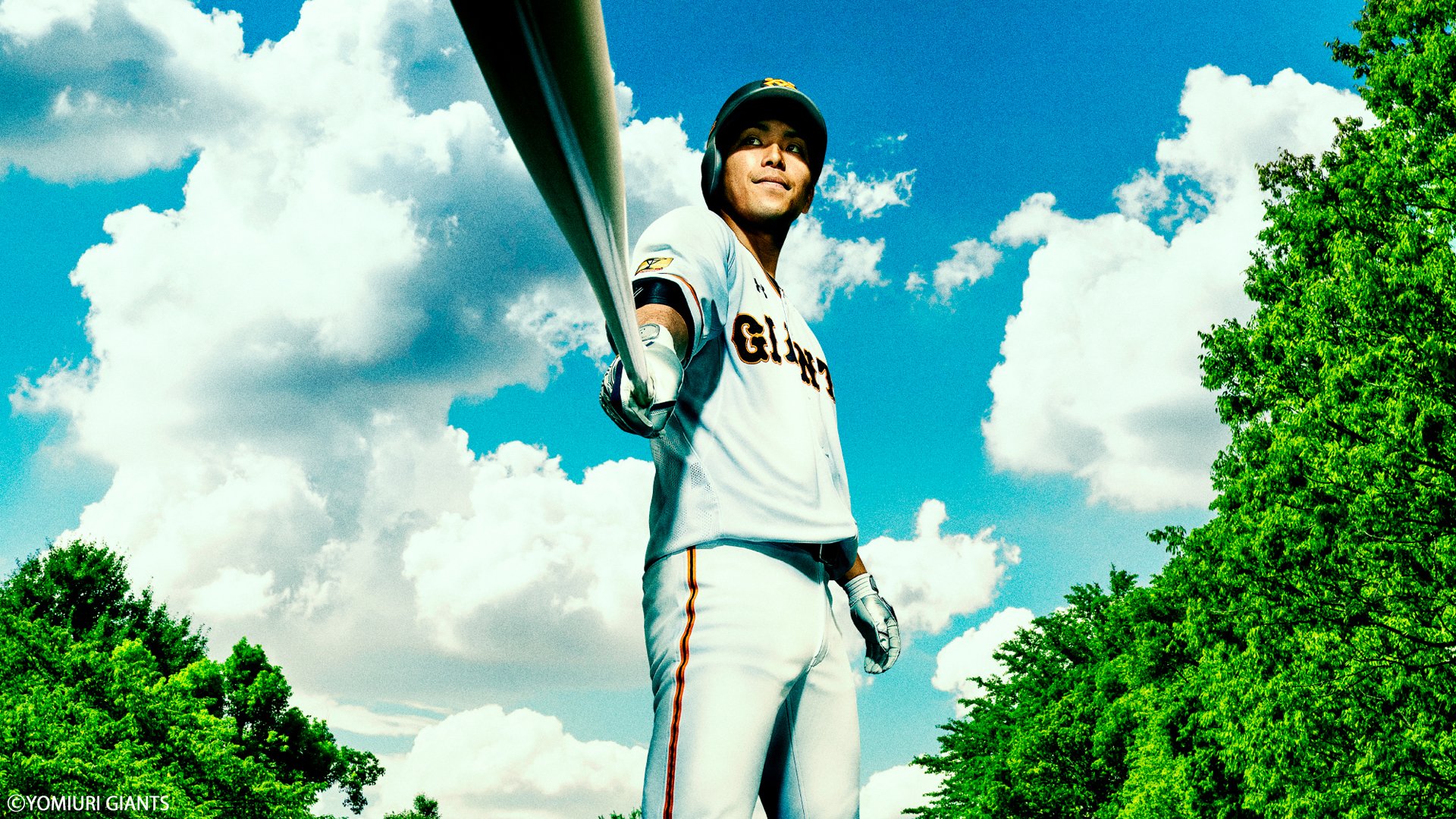 新品未使用　読売巨人 ジャイアンツ　トレーニングウエア 巨人 読売ジャイアンツ 井端弘和コーチ トレーニングウェア 水色