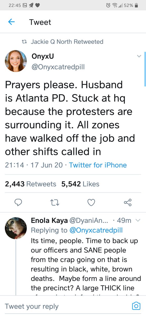 For those who choose to question things rather than blindly accept what you're fed, here's Atlanta directly contradicting the fear narrative currently being driven, that the city is being overrun and there are no police available. So who is lying? Someone is.