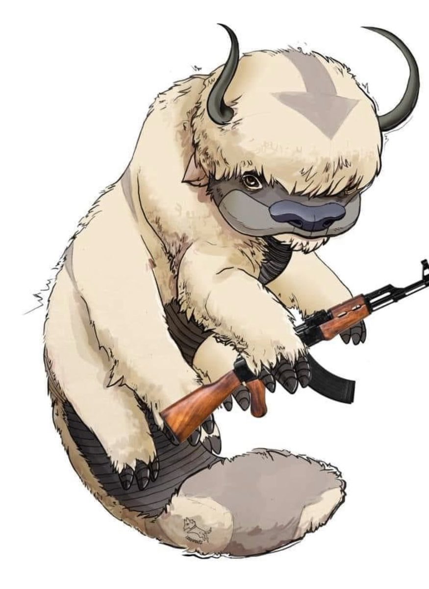 Y’all heard of elf on a shelf. Well how’s about Appa with a Choppa