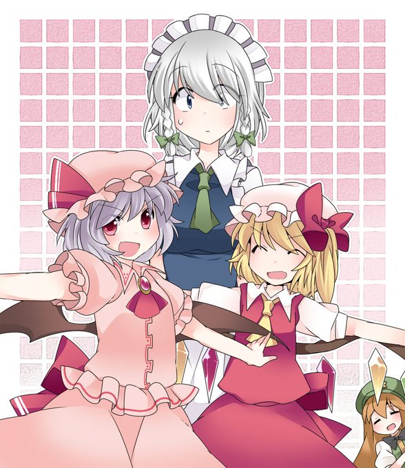 「うちの咲夜が欲しければ」
「私たちを倒すことね!」
「ですよー」 