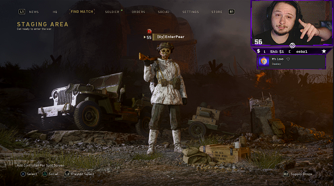 NotPearPlays's tweet photo. Hey guys live right now! Playing some good ol WW2.

Twitch./PEARx 

#EnterUp // #WeWantYourTrash https://t.co/Ib0uWcogGj