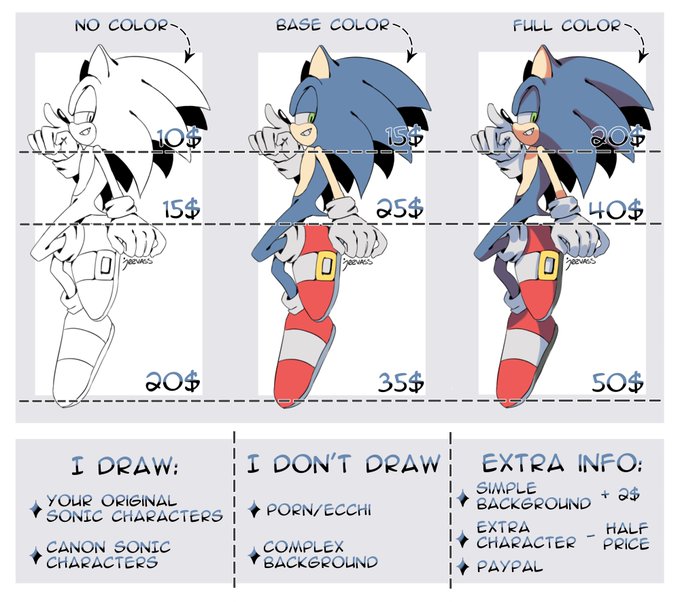 hello, my dears!!? i'd like to take a few commissions for now. contact me in dm if you intrested (or if you have any questions)! I don't bite!??

#SonicTheHedgehog #commissionopen #Commission 