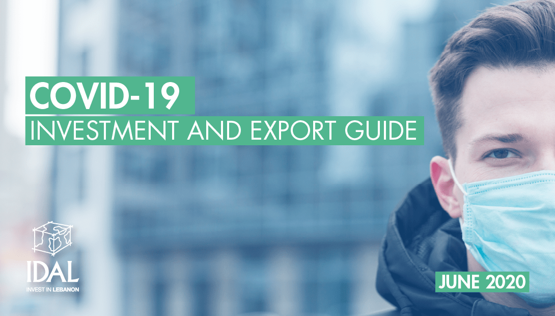 Invest_Lebanon's tweet photo. #IDAL has put together an Investment and Export guide targeted at industrialists interested to start producing #Covid_19 related products. It includes info on needed licences and permits, technical specs , import and export procedures and more https://t.co/lXMtDBwGuh https://t.co/x0aZ3yqean