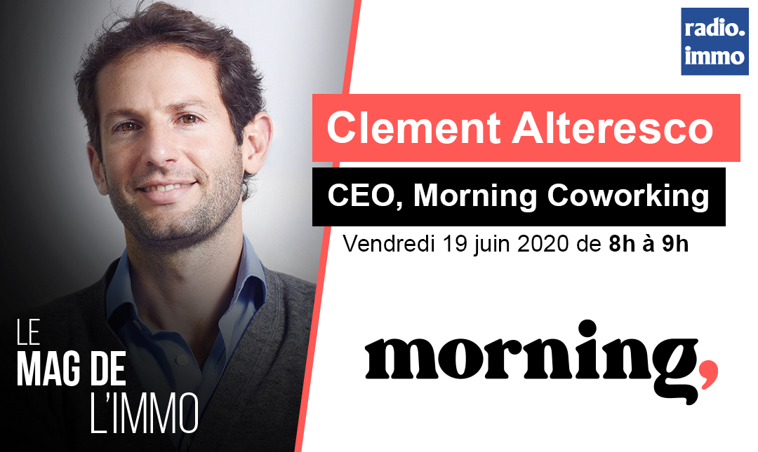 radioimmo's tweet photo. đ Ce vendredi, @ClĂ©ment Alteresco , Fondateur et CEO de Morning Coworking @justemorning, nous parlera de Coworking, mais aussi dâamĂ©nagement, de mobilier, dâĂ©vĂ©nementiel et dâoutils technologiques.
Soyez à l'écoute à partir de 8h pour ce nouveau numéro du #Magdelimmo. https://t.co/MZPvqQJDgE