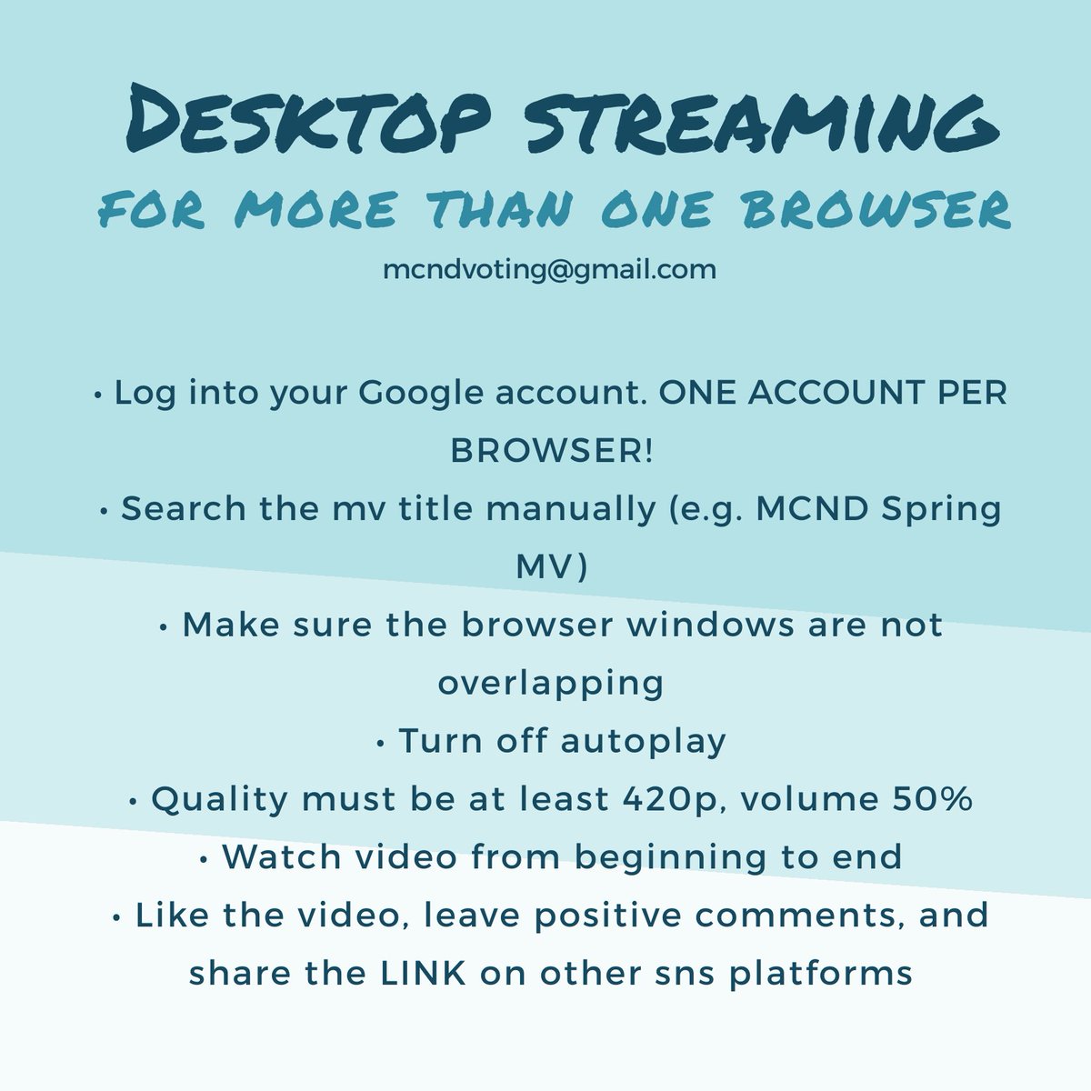 Desktop Streaming ˊˎ-Please read the guideline carefully to make sure your views will count!