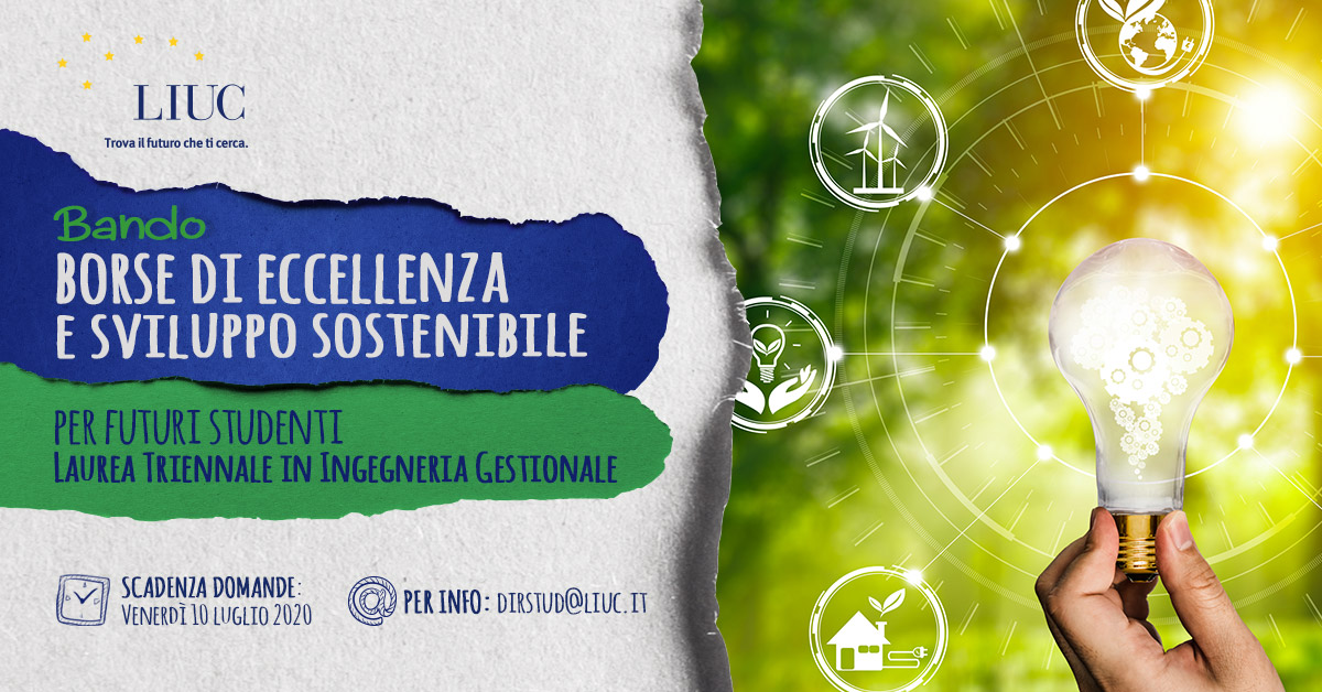 ✅ Tre anni senza retta per due studenti meritevoli che si iscriveranno a ingegneria gestionale alla #LIUC❗️Una bella sfida e una grande opportunità da cogliere al volo! liuc.it/articoli_orien…