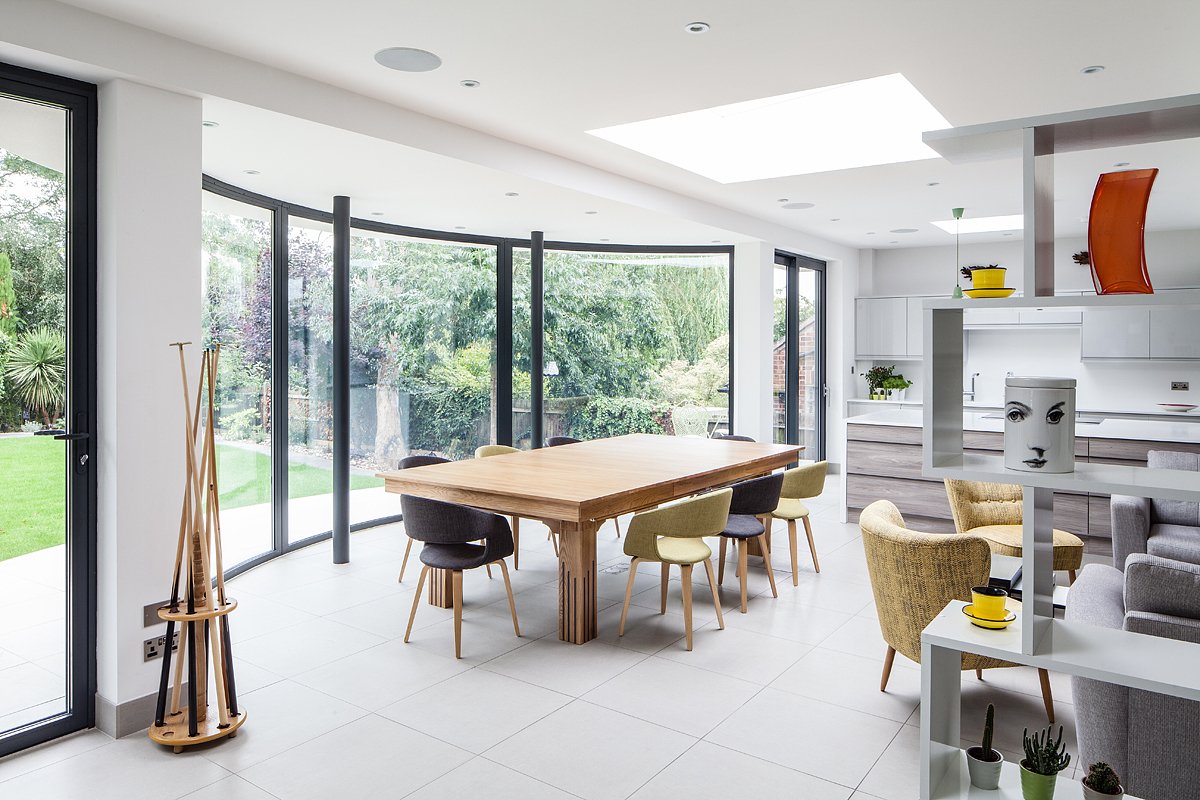 We remodelled the ground floor to provide a generous open plan family area with good natural light and a practical layout. #Architects #Interiordesign #Architecture #Buckhursthill #Essex #London #Extension #design #propertydevelopment #building #houzz #interiors