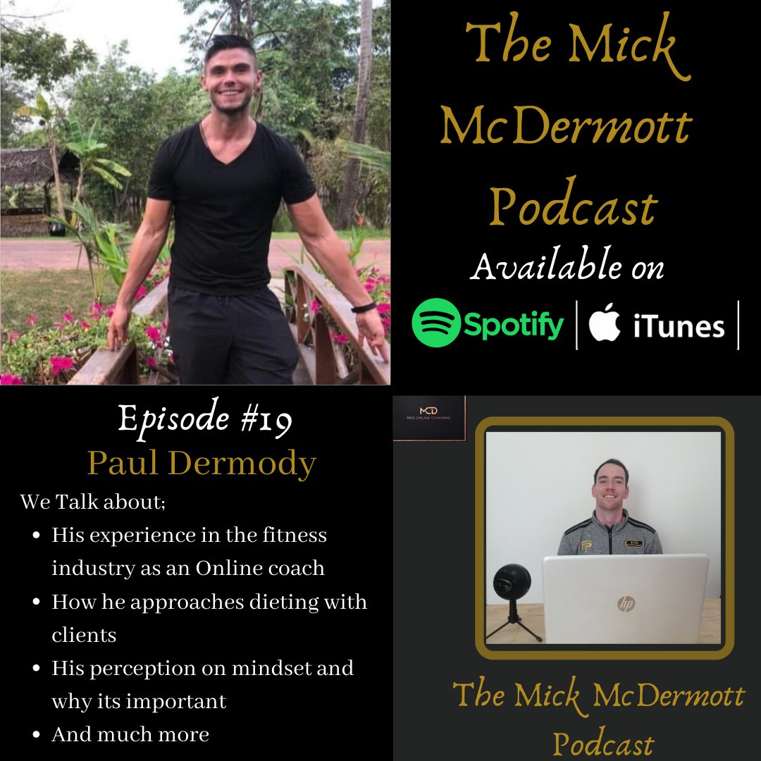 🎧𝐄𝐩𝐢𝐬𝐨𝐝𝐞 #𝟏𝟗 𝐰𝐢𝐭𝐡 @PaulDermodypt 𝐢𝐬 𝐧𝐨𝐰 𝐥𝐢𝐯𝐞 🎧⁣⁣⁣ ⁣ Paul is an online coach from Galway and has showcased some of his clients outstanding transformations with some losing over 100lbs.⁣ ⁣ Benefical eps for everyone! Link in bio