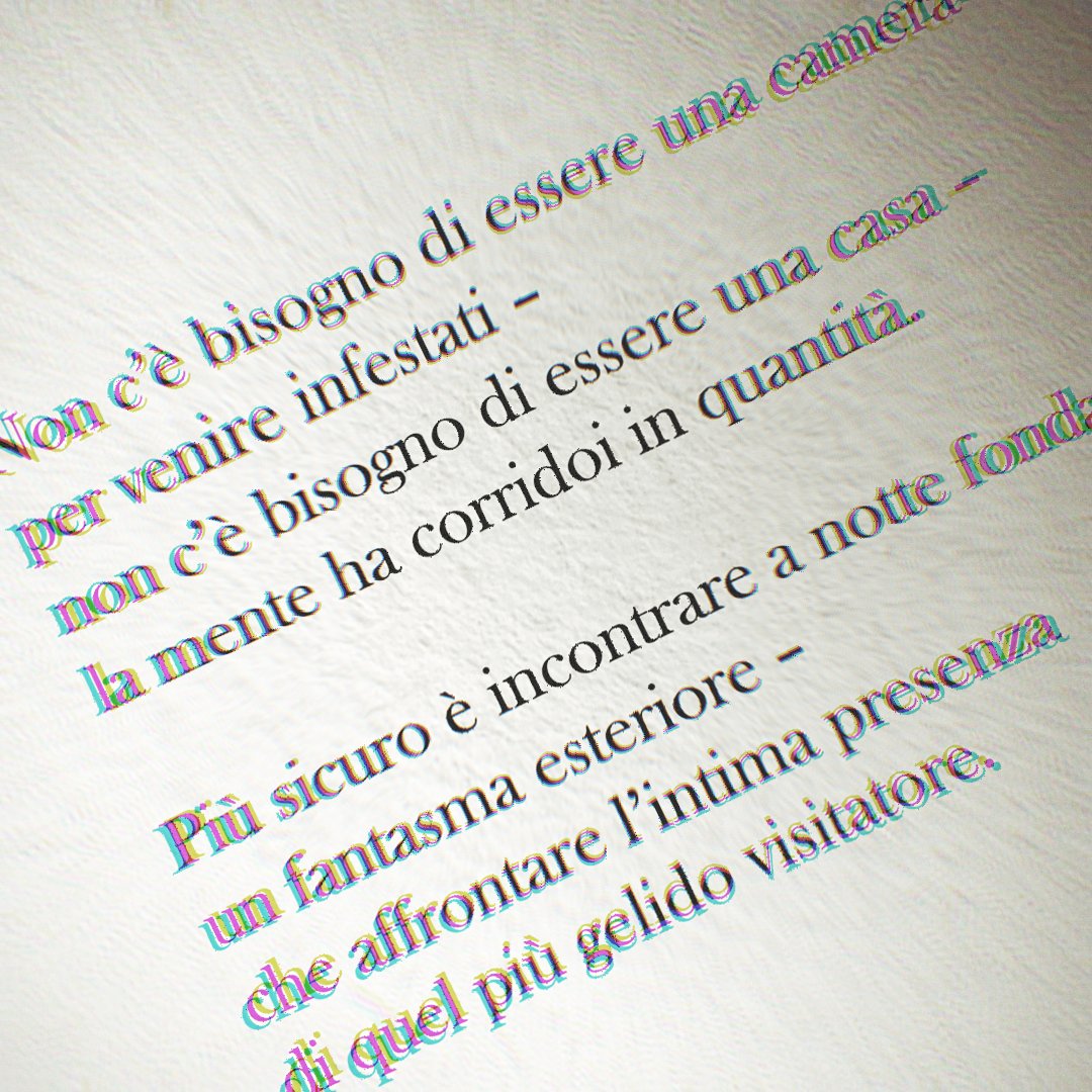 MissMogMusic's tweet image. Venerdì 19 "Vi Ho Sentito"
Fantasmi e spettri saranno qui missmog.it

#ViHoSentito #fantasmi #spettri #specchioallospecchio
@MissMogMusic
