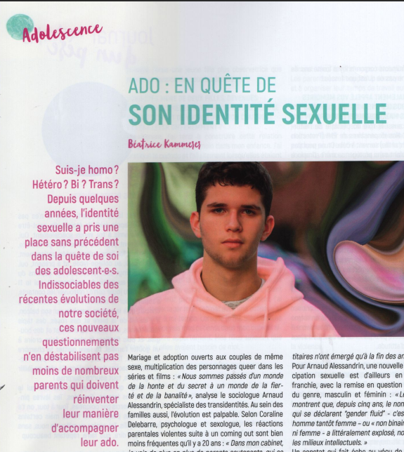MmeDejantee's tweet photo. Homo, bi, trans, pan, hétéro, comment accompagner son ado-e dans sa quête d'identité sexuelle? Comment dealer avec ses propres craintes, ses propres ambivalences, pour être le soutien dont son enfant a besoin? Mon papier sur le sujet à lire dans le dernier @lenfantetlavie ! https://t.co/QAjKVYmdfR