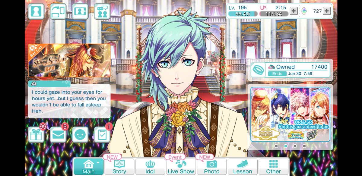 KagaminoKakera's tweet photo. Ai I'm not going to sleep if you keep doing this XD!!!!!!!
#shininglive #utapri #utanoprincesama #aimikaze #mobigames https://t.co/LpyY77b4Ci