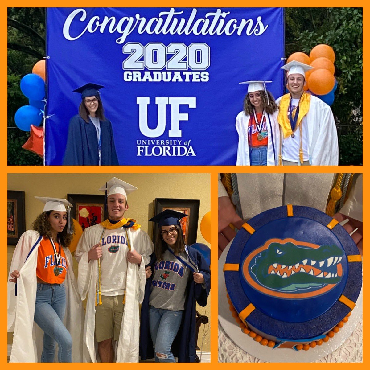 Future Gators🐊 on #NationalMascotDay  #Classof2020 🧡💙 <a href="/UF/">FLORIDA</a> <a href="/charlidanii/">charli dani</a>