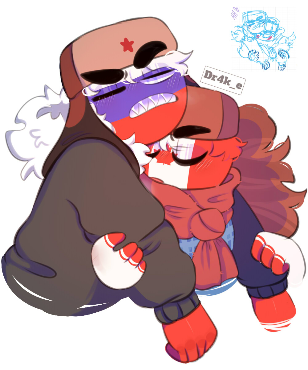 🥞Dr4k_e ᵕ̈ on X: Otp- #Countryhumans #countryhumansfrance