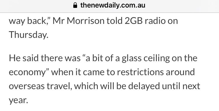 as well as forcing women further into poverty, to lower the participation rate and artificially inflate employment figures, Morrison went to the Sydney home of inciting racist violence and used a term for systemic workplace sexism to describe overseas travel restrictions.