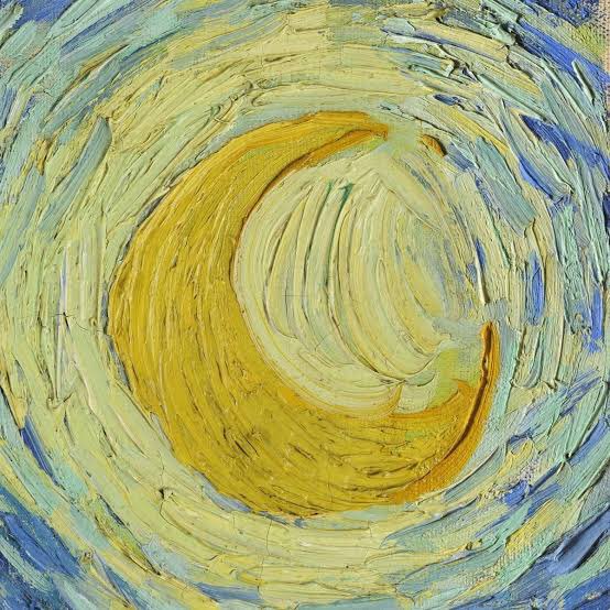 In this collection, there are some songs that I take it as it is. For example, Jin’s Moon as Van Gogh’s moon in Starry Night,