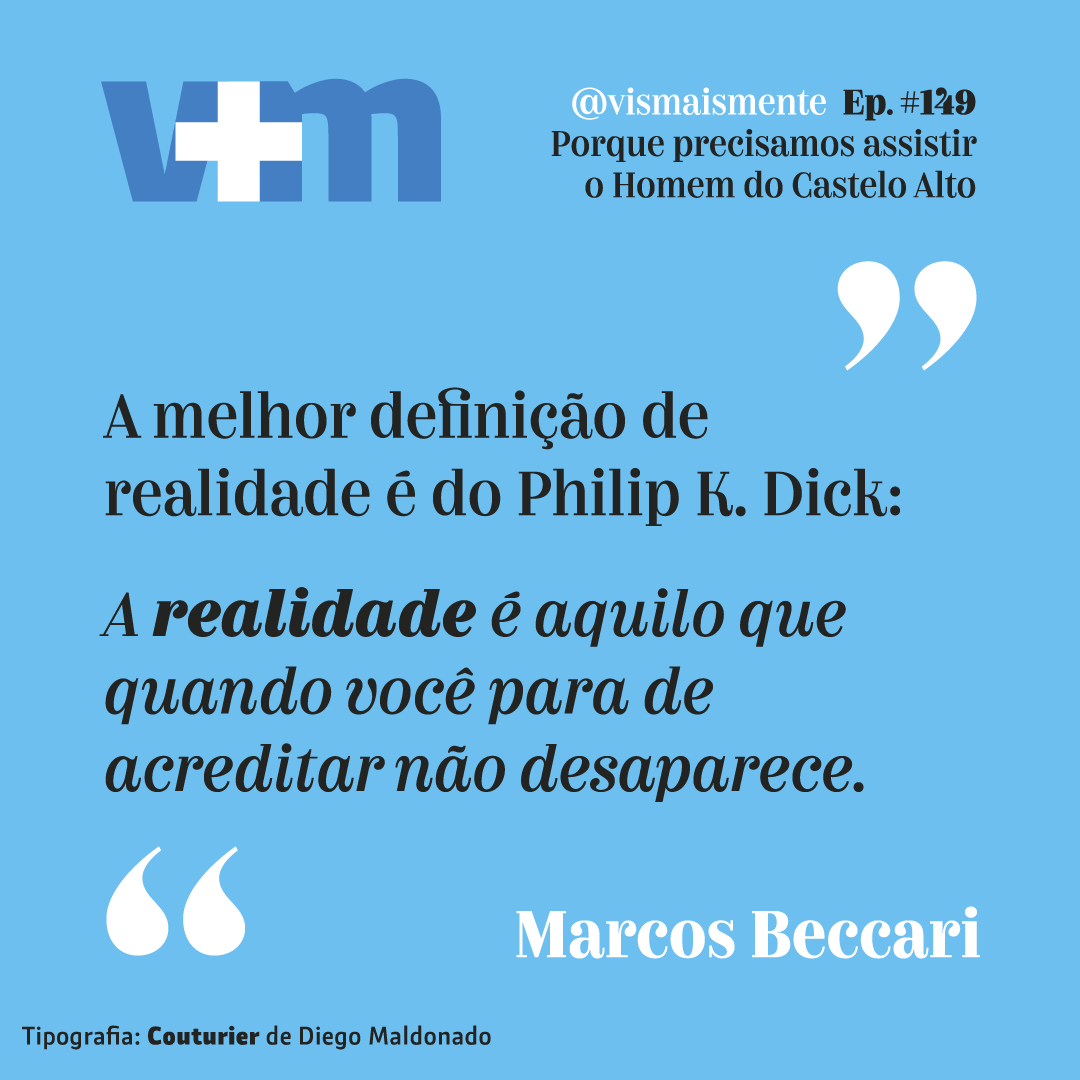 vismaismente's tweet photo. A série o homem do castelo alto, adaptada da obra homônima de Philip K Dick, foi tema do nosso último podcast. Quer saber porque você deve ver a série? acesse o link com o programa e aproveite.
https://t.co/wkFD3hKkCr
#podcast #podcasts #visualmente #AmazonPrimeVideo #SyFy https://t.co/4poaicH5XX