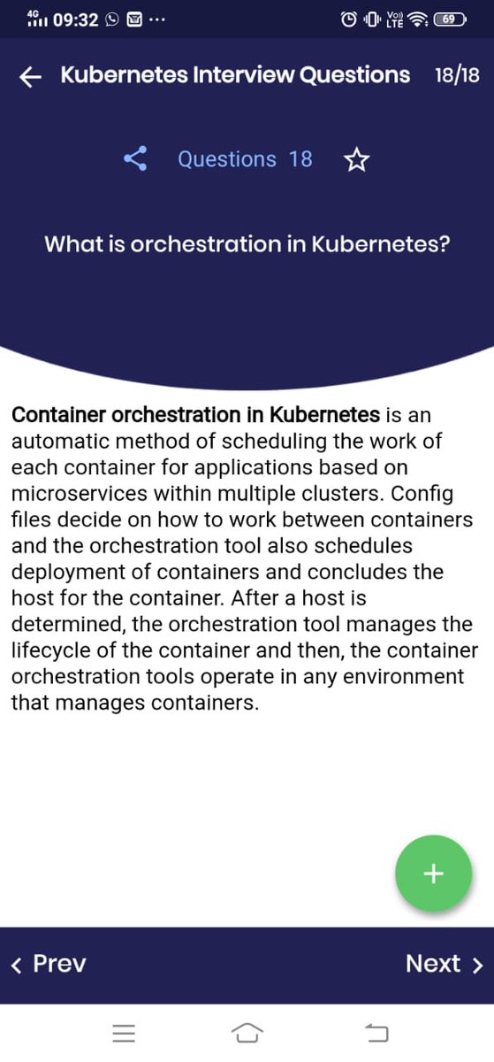 alltop_question's tweet image. 18+ Kubernetes Interview Questions and MCQ Quiz
bit.ly/3cbcSg3
If You Learn More Interview Questions So You Can Download InterviewMocks App Now
#Kubernetesinterviewquestions #interviewquestions #learing #interviews #jobinterview #interviewpreparations #interviewmocks