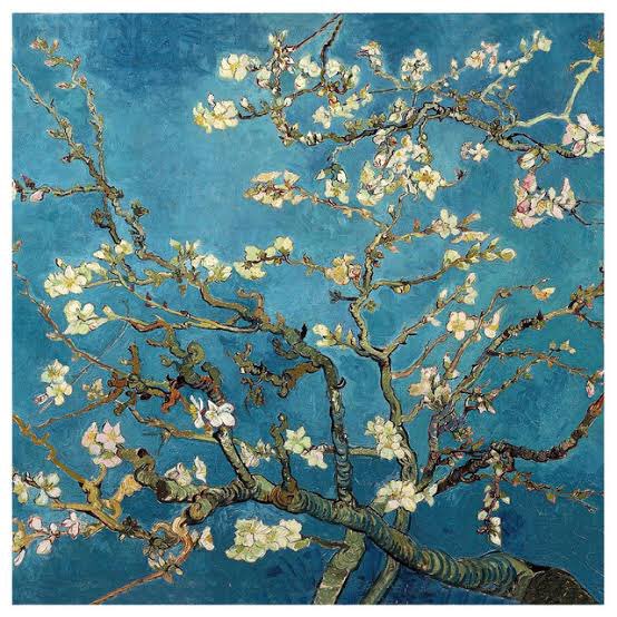 Almond Blossom is said to be a gift that Van Gogh gave to his nephew, which was named after him. In a sense, the almond blossom is like an inner child of him.