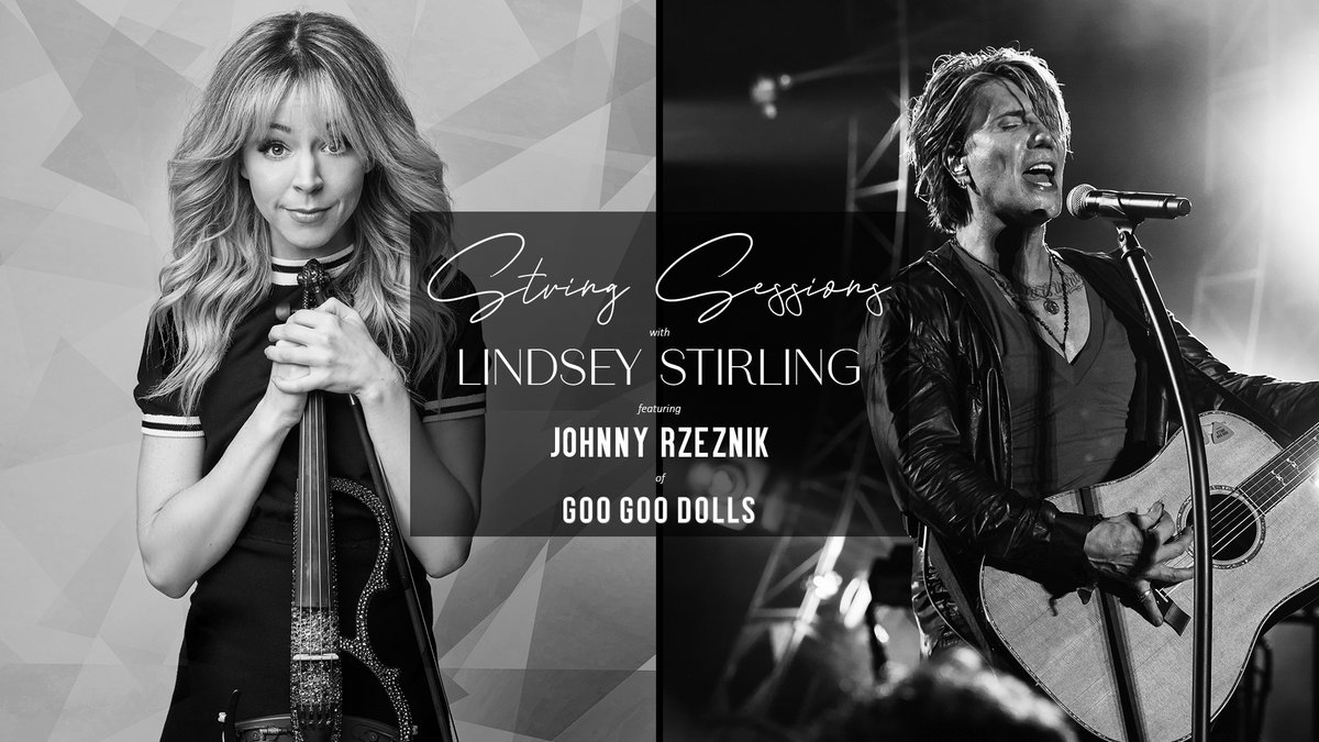 LindseyStirling's tweet image. Now feels like the perfect time to share my #StringSessions interview and performance of Iris with Johnny Rzeznik of @GooGooDolls. Sign up for the premiere to see what I’m talking about: found.ee/StringSessions…