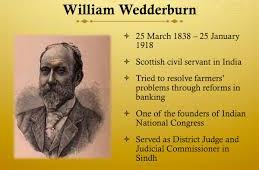 --This is a thread on how and why INC(congress) was made spoken by former INC presidents like William Wedderburn who was president of INC (1889 and 1910)--William Wedderburn who is also a founding member of INC along with AO Hume(British civil servant ) and Lord DufferinPTO