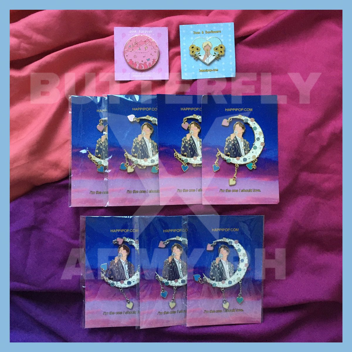  #BAPHarrival Pins from  @HAPPIPOP_twt stocksale (Batch 2) arrived safely! [Repost | Arrived: 200113]