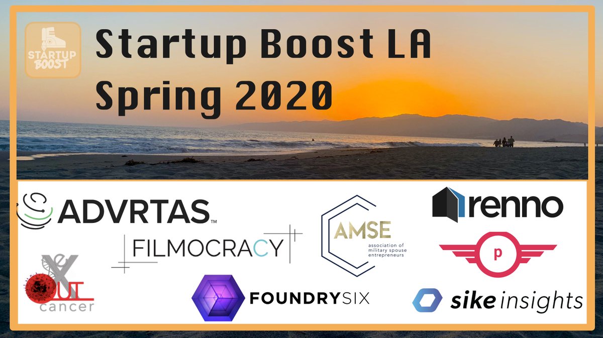 Good night team and thank you to all of the spring 2020 cohort of amazing business owners. Great job today! Signing Off @startupboostla @taniamulry @blakehcaldwell  @amseagency <a href="/Advrtas/">Advrtas</a> #eXoutcancer <a href="/Filmocracy2/">Filmocracy</a> @FoundrySix <a href="/parkonomik/">Parkonomik.com</a> @SikeInsights @kb_renno  #StartupBoost