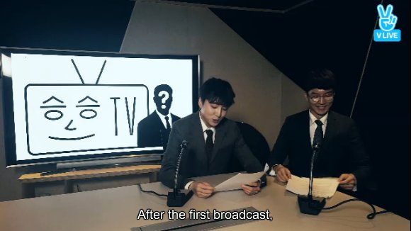 Obviamente no era una producción de YG Ent. Se nota en la forma cómo está grabado (calidad máxima de 360P) y en que SeungHoon admitió ser el escritor y productor del show. SeungHoon vino a consolar al fandom con este lindo show que pretendía ser un noticiero de W