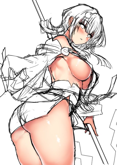 宇津見エリセφ(..)カキカキ完成は明日の夜になりそうなので今日のイラスト上げるのはお休みするよ 