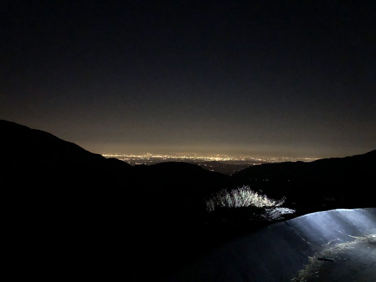 First time I've ever seen a sky full of stars (obviously couldn't snap a pic with my dinky camera), but here's Los Angeles from far away. Howdy, y'all.